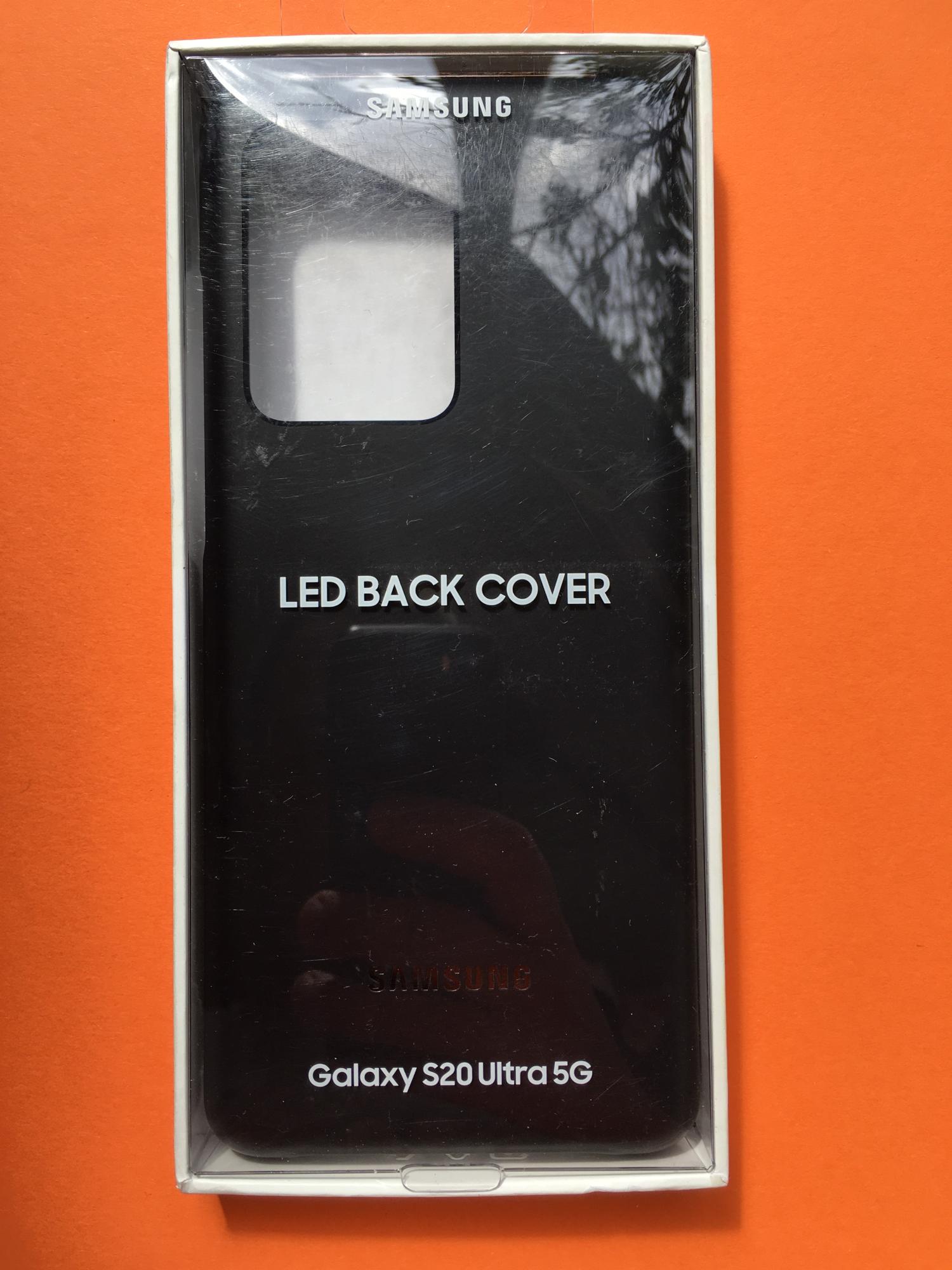 Чохол протиударний Official LED Cover EF-KG988CBEGRU для Samsung Galaxy S20 Ultra (6.9") Black - фото 4