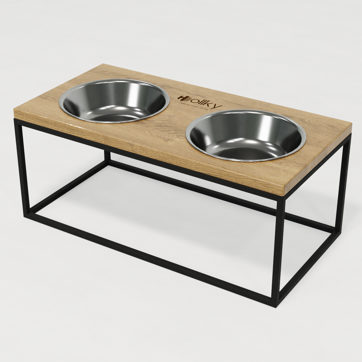 Миски на подставке для больших собак Hollky Base XL20 2х1,8 л (BXL20-522620-BLNT) - фото 9 Миски на подставке для больших собак Hollky Base XL20 2х1,8 л (BXL20-522620-BLNT) - фото 9