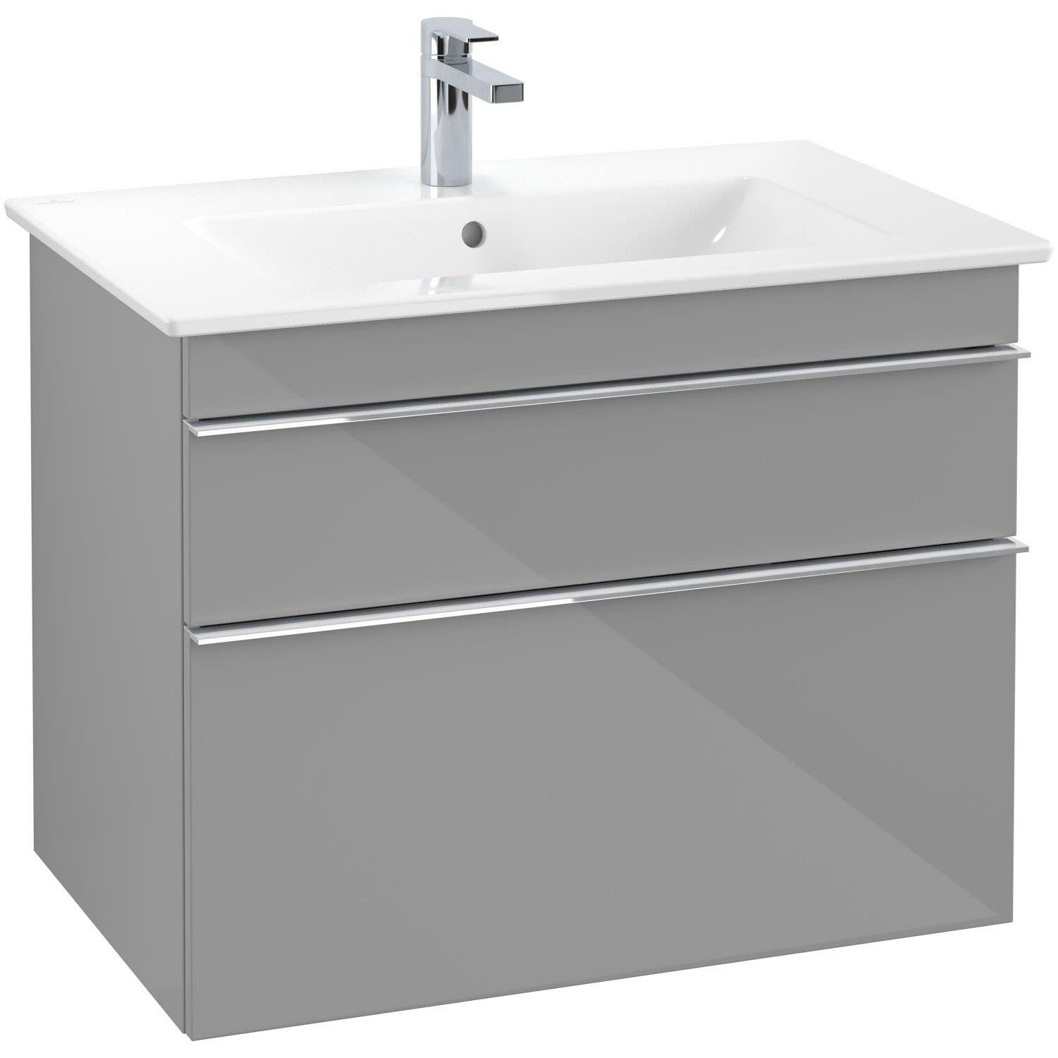 Тумба під умивальник підвісна Villeroy&Boch Venticello A92501FP 75,3x59x47,7 см Сірий (142064)