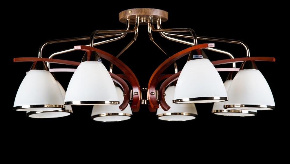 Люстра с плафонами Ray L11164/8 FGD+SWD (IR006558)