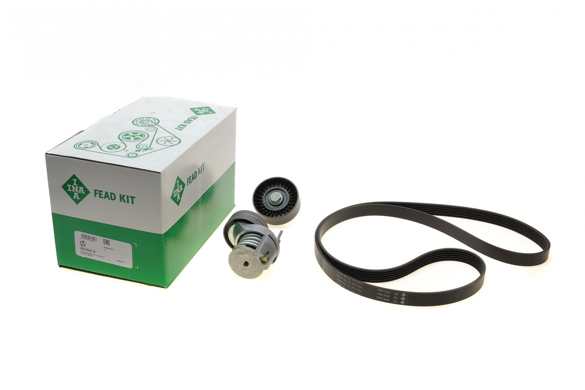 Комплект ремня генератора INA VW Caddy III 1.2TSI 09-6PK1693 (529 0534 10)