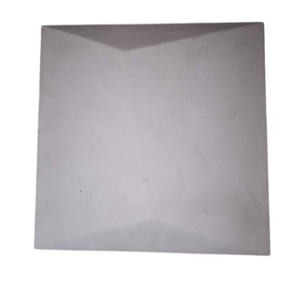 3D-панель гіпсова для внутрішніх робіт Квадрат косий під фарбування 200x200x25 мм Білий (30704844)