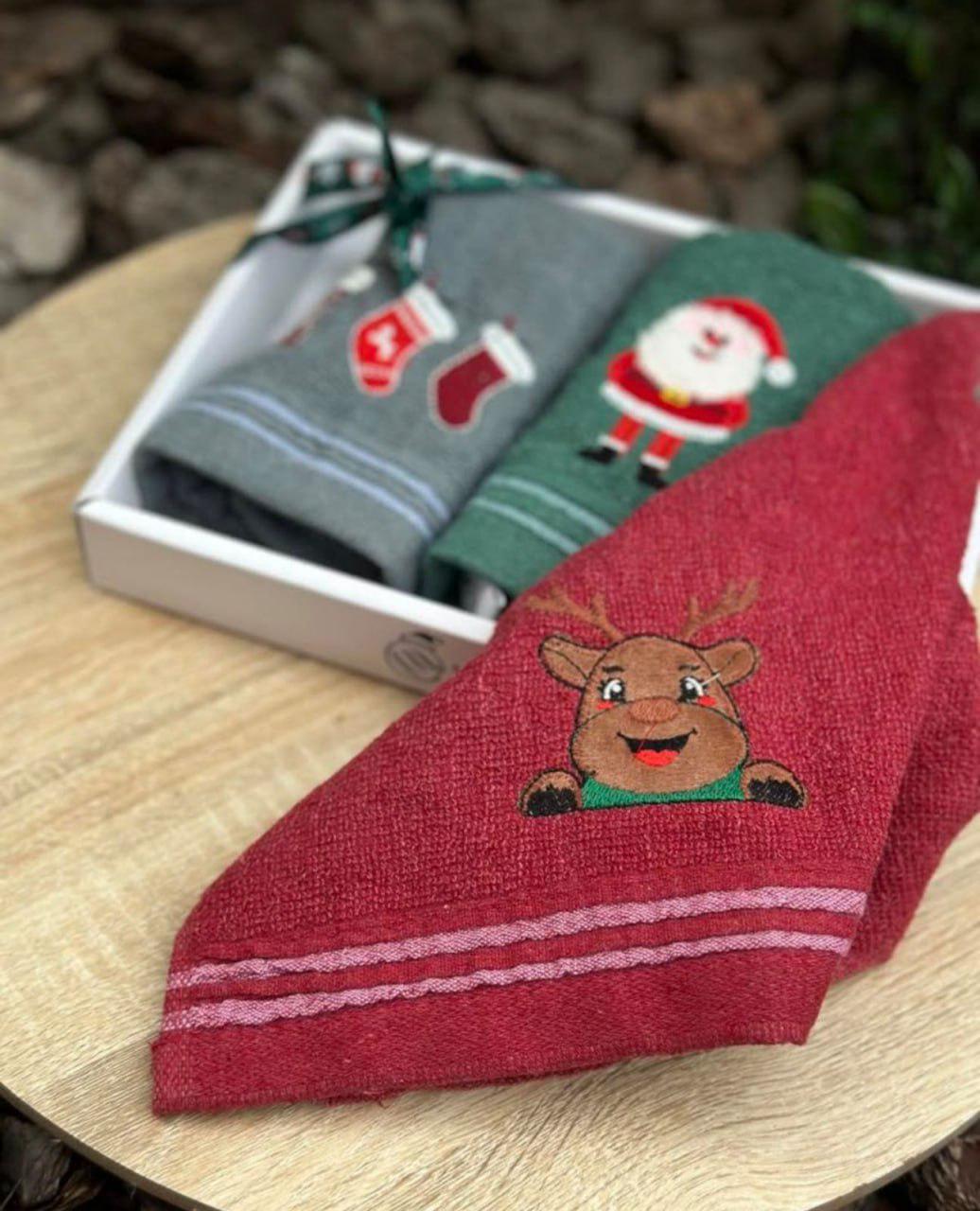 Махрові рушники 25х50 см. - Набір 3шт. в коробці + подарункова сумка - фото 3 Махрові рушники 25х50 см. - Набір 3шт. в коробці + подарункова сумка - фото 3