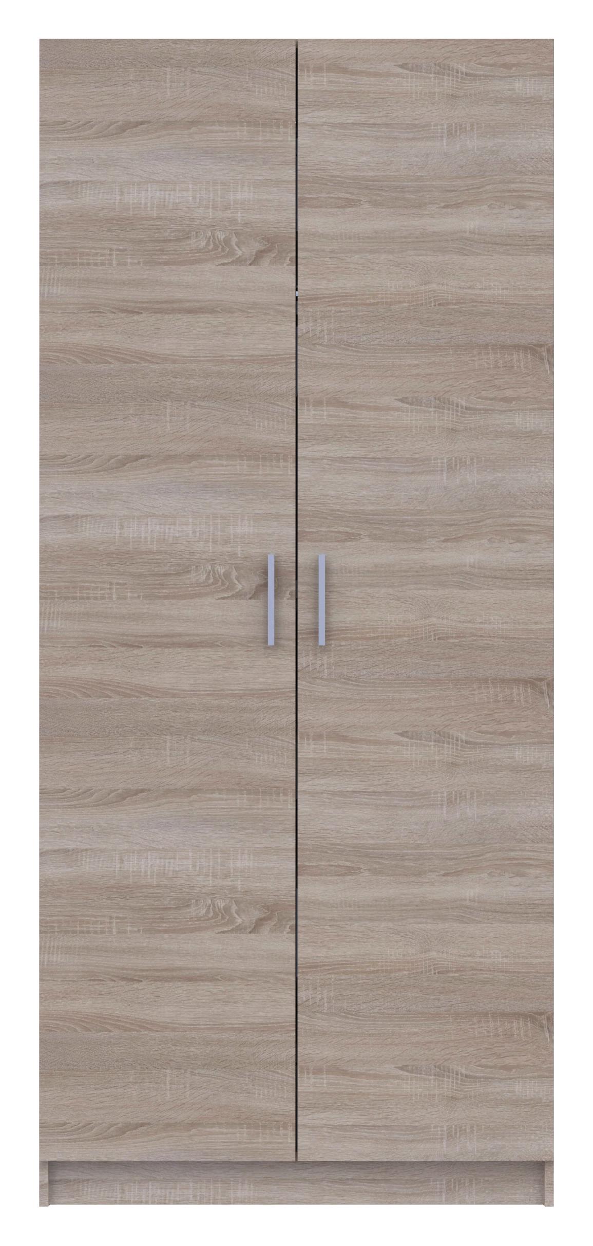 Шкаф распашной с полками Doros Промо 90х48х204 см Дуб сонома (DRS-011200) - фото 2 Шкаф распашной с полками Doros Промо 90х48х204 см Дуб сонома (DRS-011200) - фото 2