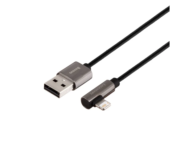 Кабель USB Baseus CALCS-A USB to iP 2,4 A 2 м Black