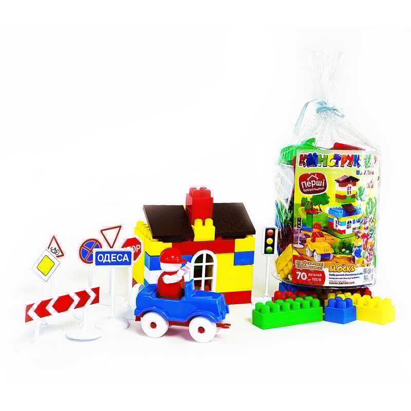 Набор детский Конструктор Bamsic №1 Bamsic 115/8 70 деталей 17x17x36 см (93503) Набор детский Конструктор Bamsic №1 Bamsic 115/8 70 деталей 17x17x36 см (93503)