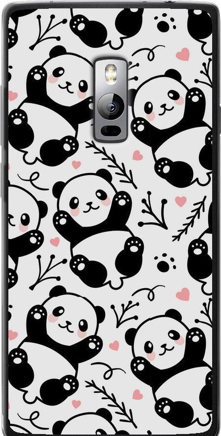Чехол на OnePlus 2 Панды (4318u-386-42517) Чехол на OnePlus 2 Панды (4318u-386-42517)