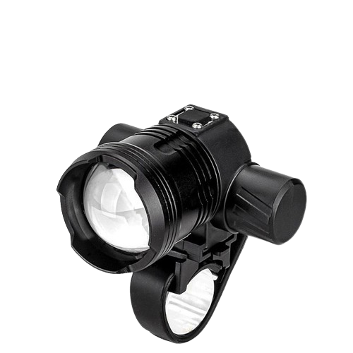 Велолихтар 5835-P50 с функцией Zoom аккумулятор Li-Ion USB-C 73x65 мм крепеж на лоб Черный (619656)