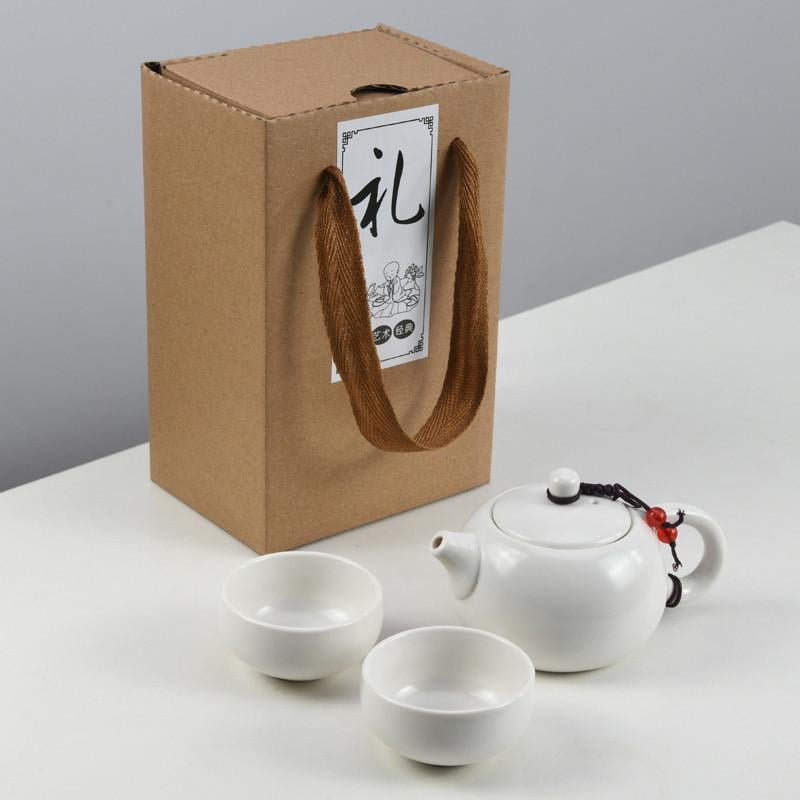 Чайний набір для подорожей UFT чайничок та 2 піали White (TSET7) - фото 6