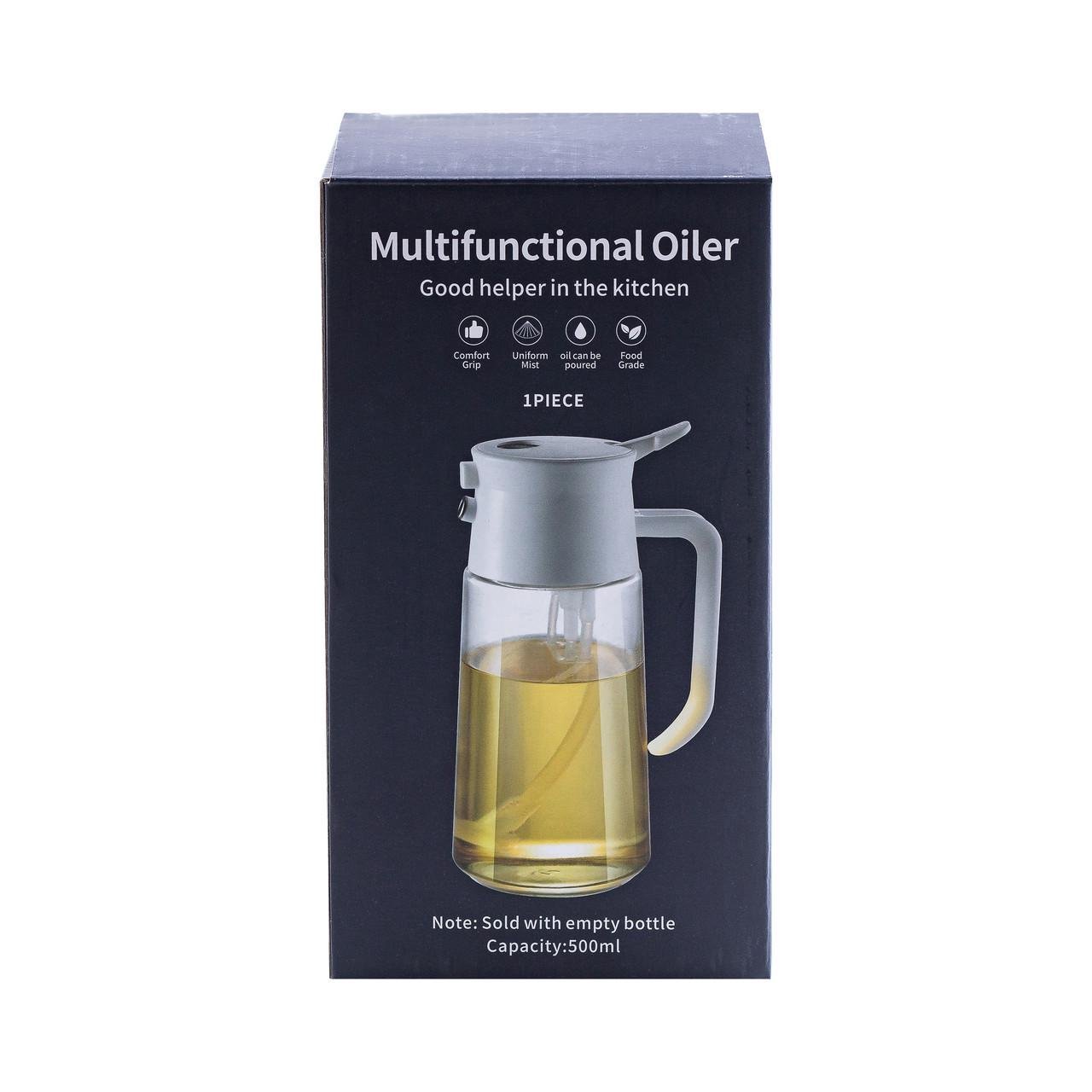 Пляшка для для олії та оцту з розпилювачем 500 мл Білий (HP16296W) - фото 7 Пляшка для для олії та оцту з розпилювачем 500 мл Білий (HP16296W) - фото 7