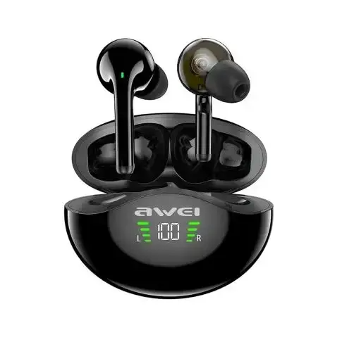 Наушники беспроводные Awei T12 PRO Черный (11811893)