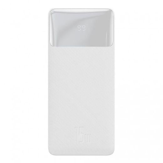 Повербанк Baseus Bipow Digital Display PPDML-I02 10000 mAh 15 W 3 A 2 USB Type-C White