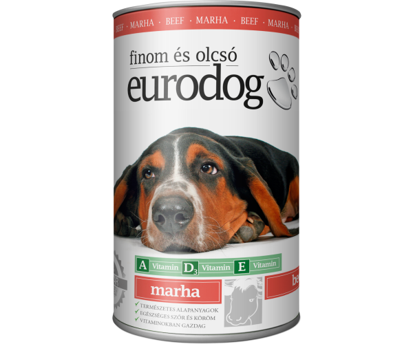 Консерви для собак EuroDog з яловичиною 415 г
