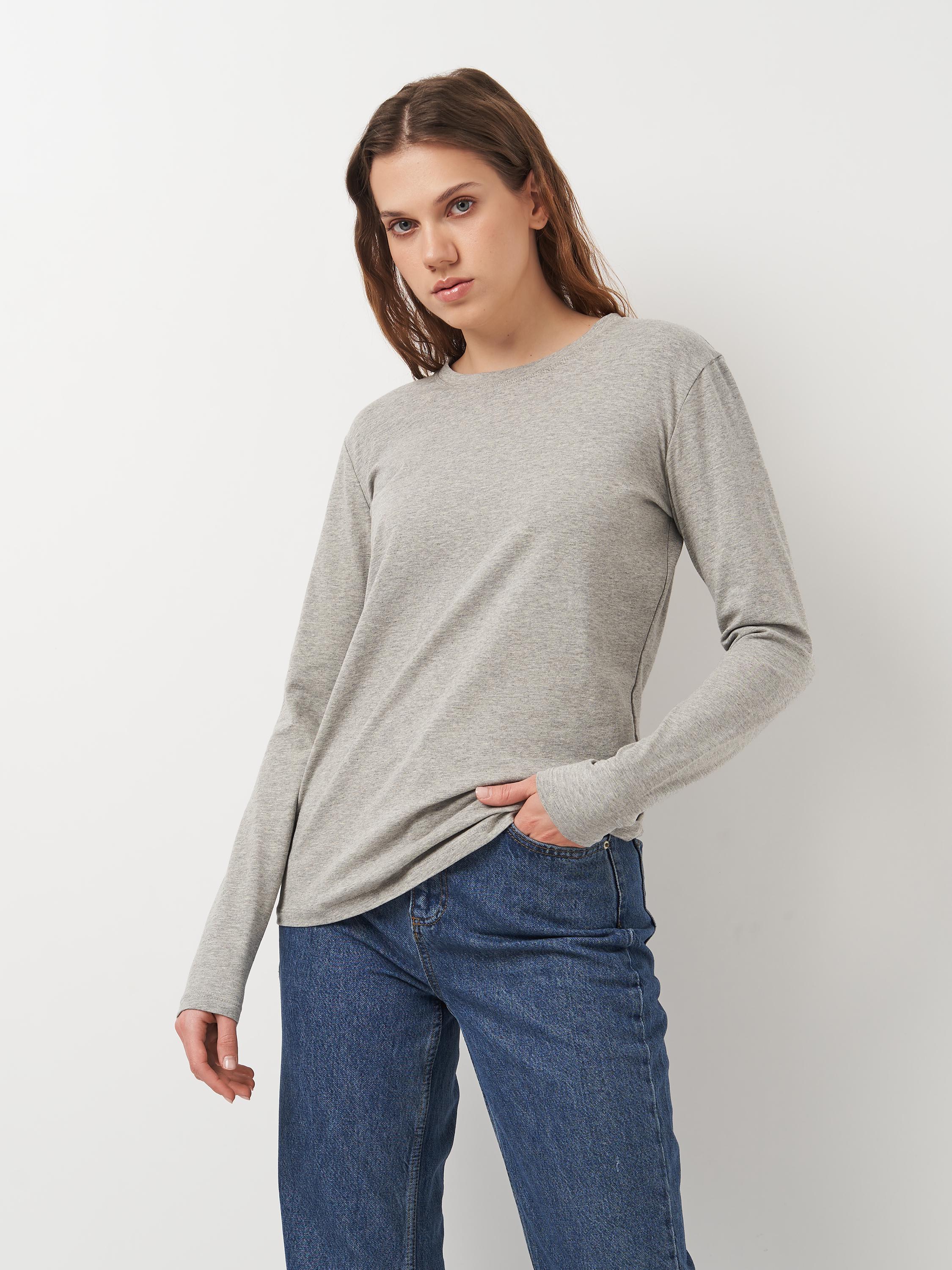 Лонгслів C&A XS Світло-сірий (502032202686)