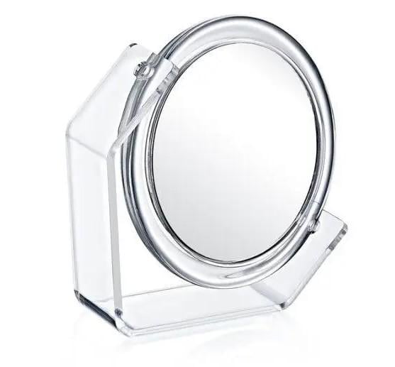 Дзеркало косметичне на підставці Boxup FT-070 двостороннє кругле (8681944170497)