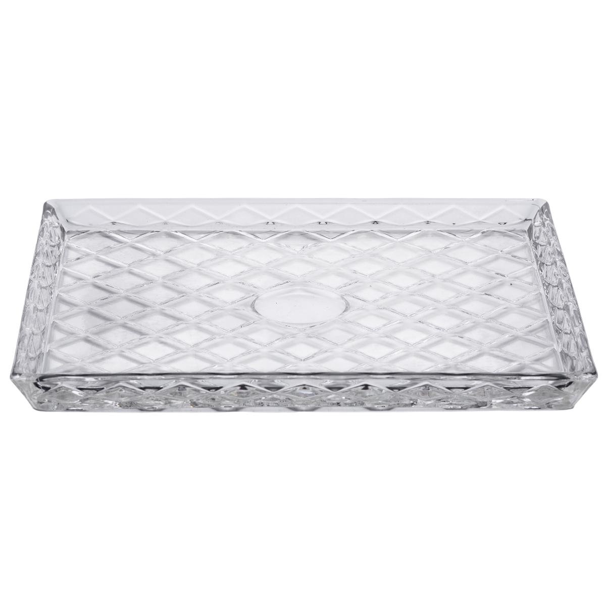 Блюдо для закусок Lirmartur стеклянное 24,5х20,5х2 см (HP-YH-39)