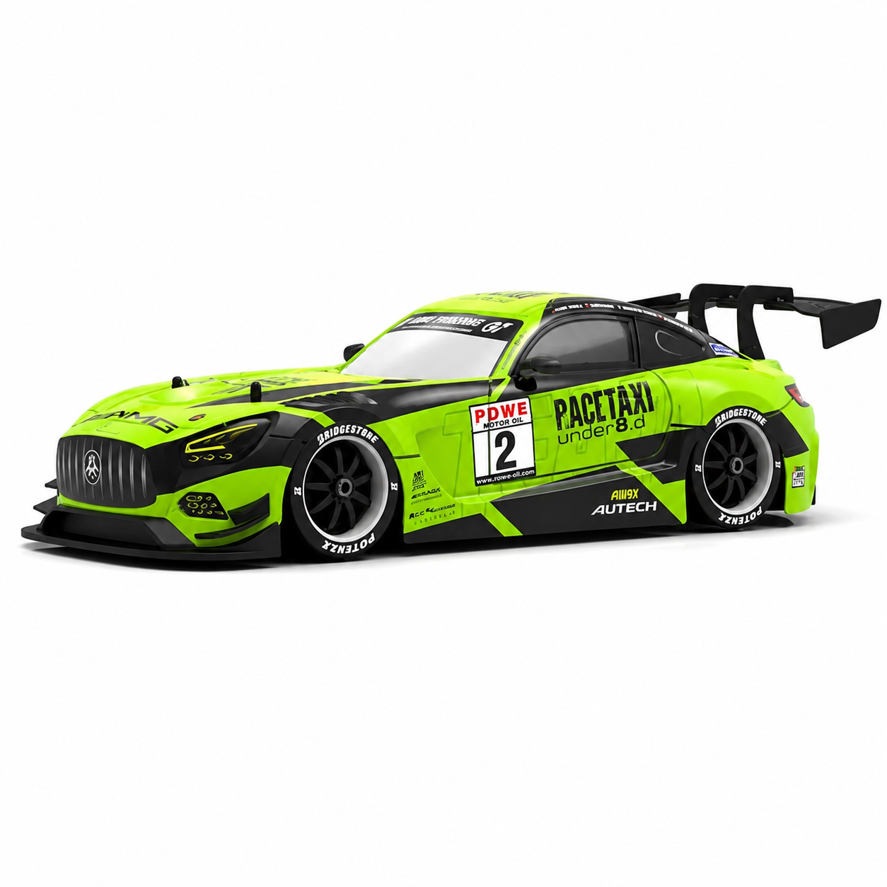Радиоуправляемый автомобиль Green Devil AMG для дрифта 1:16 20 км/ч Зеленый (1014-665-00)