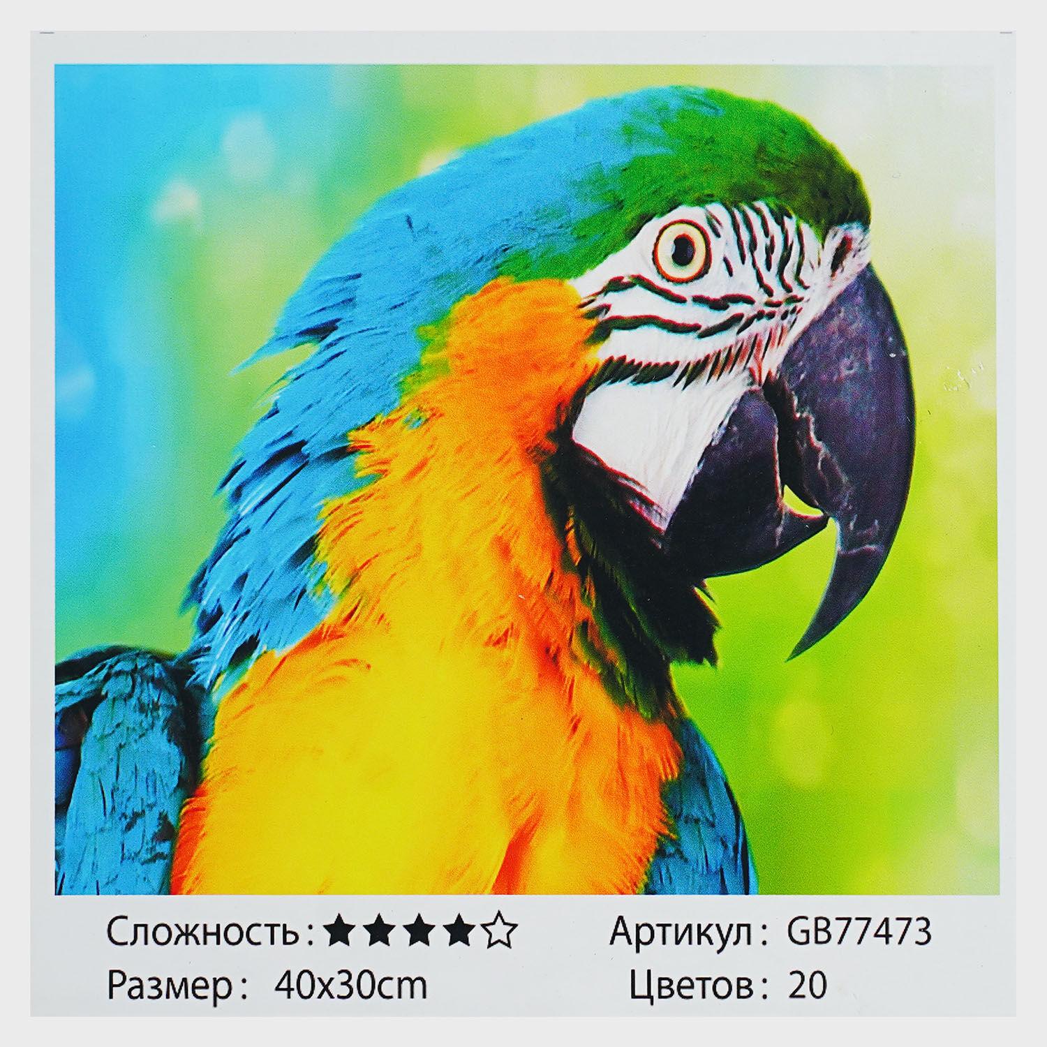 Алмазна мозаїка TK Group Какаду 30х40 см (GB 77473)