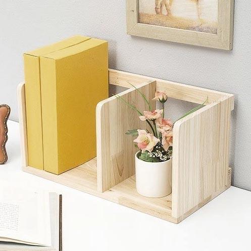 Полка книжная настольная из дерева Зеталион Бланже (КПА-003401)