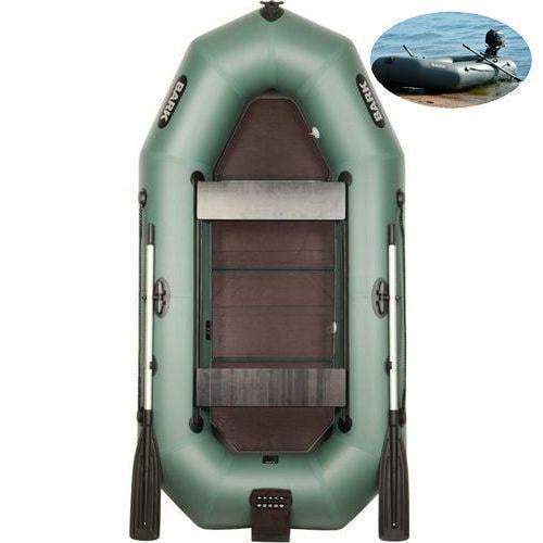Надувная лодка Bark B-260KND ПВХ 2-х местная гребная с транцем сплошное дно - фото 2
