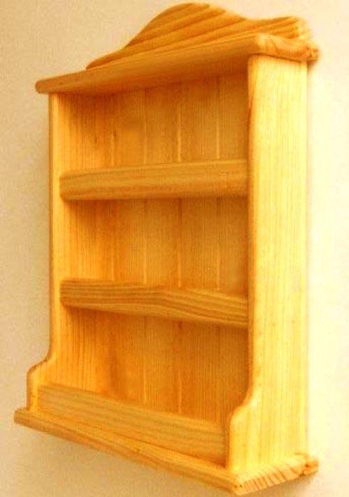 Полка для ванной из дерева Галле Карри (ВНП/000903)