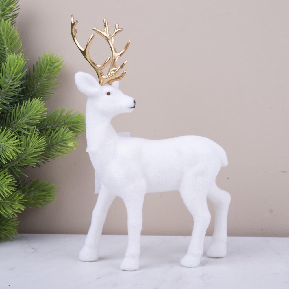 Статуэтка олень с рогами 24 см (8602)
