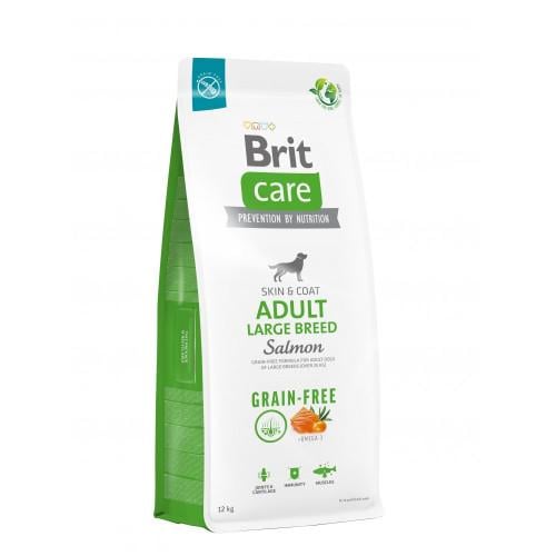 Корм сухой Brit Care Dog Grain-free Large Breed для взрослых собак больших беззерновых пород с лососем 12 кг (34078790)