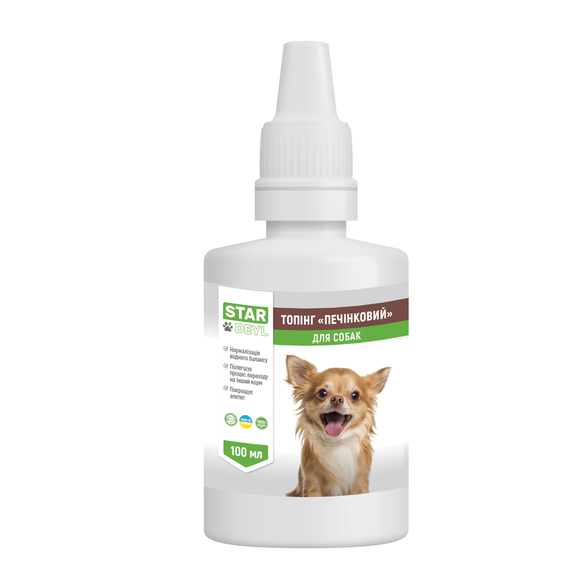 Топинг печеночный для собак 100 мл - фото 1 Топинг печеночный для собак 100 мл - фото 1