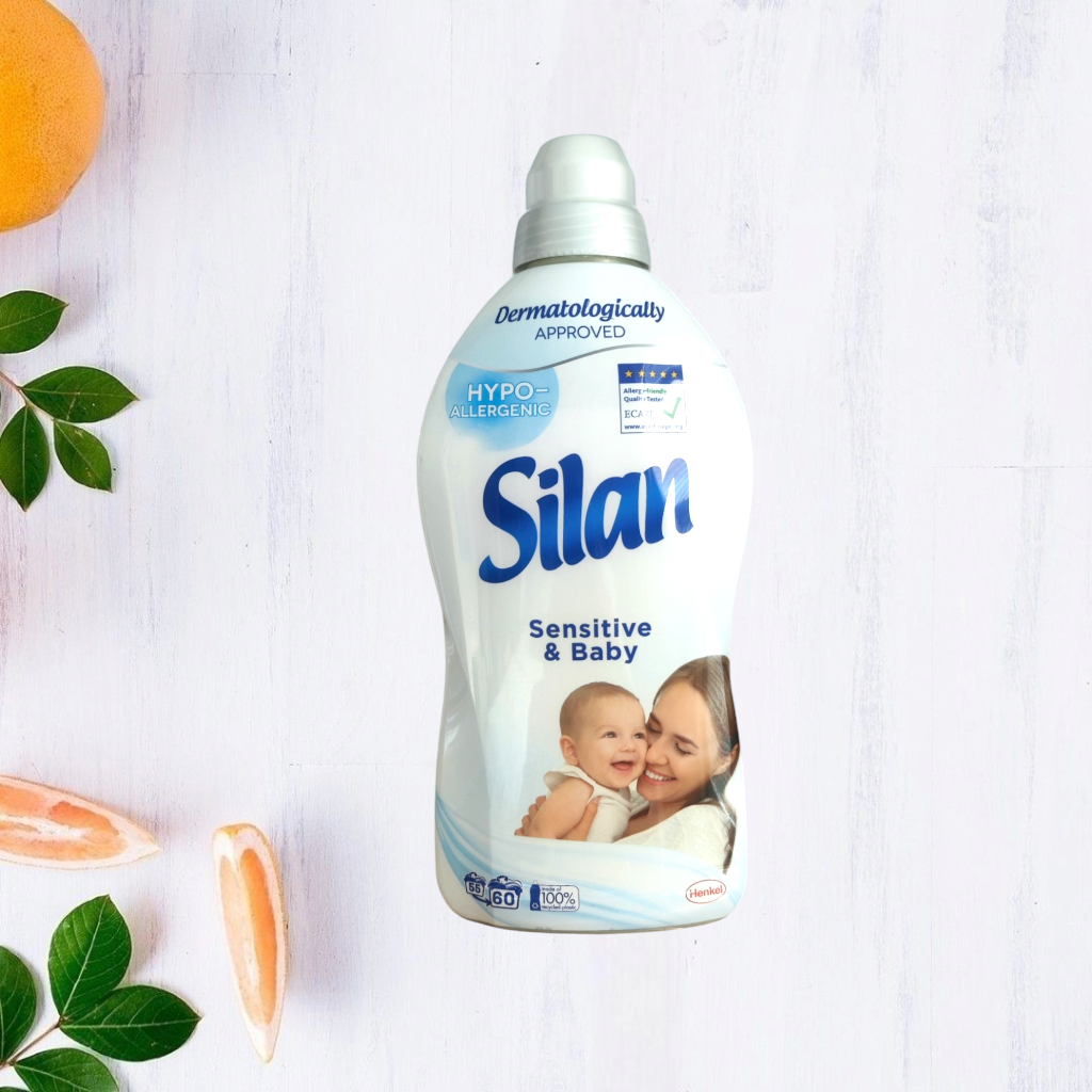 Концентрований пом'якшувач тканини Silan Sensitive & Baby 1320 мл 60 п
