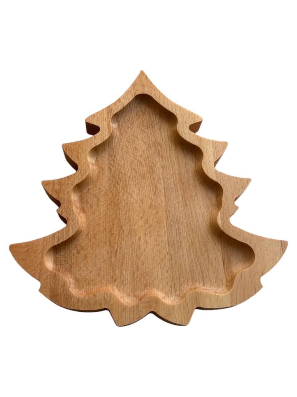 Менажница деревянная Елка 24x22 см (2409298943)