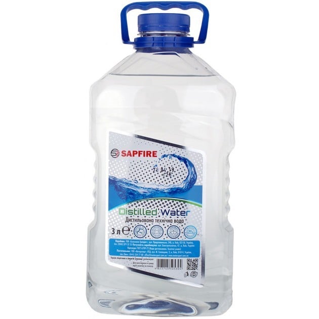 Вода дистиллированная Sapfire 3 л (505304)