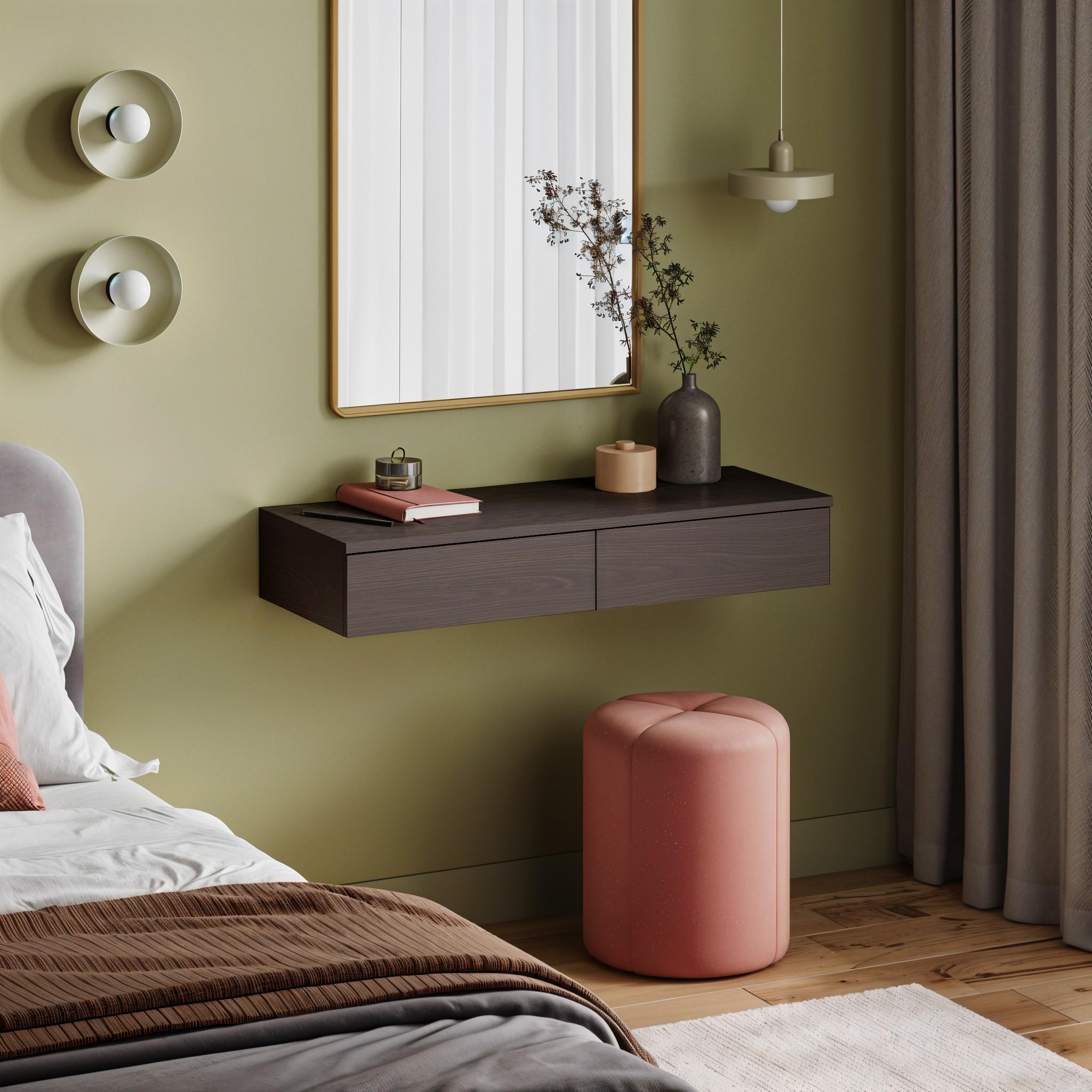 Туалетний стіл підвісний FT-226 1000x310x186 мм Венге Магія - фото 1