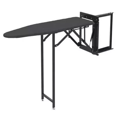 Доска гладильная для гардероба Starax раскладная 160 мм Антрацит (S-6611-A)