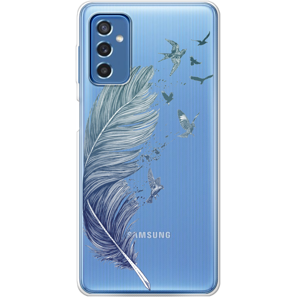 Чехол BoxFace Samsung Galaxy M52 (M526) Feather Прозрачный силикон (43657-cc38-43657)