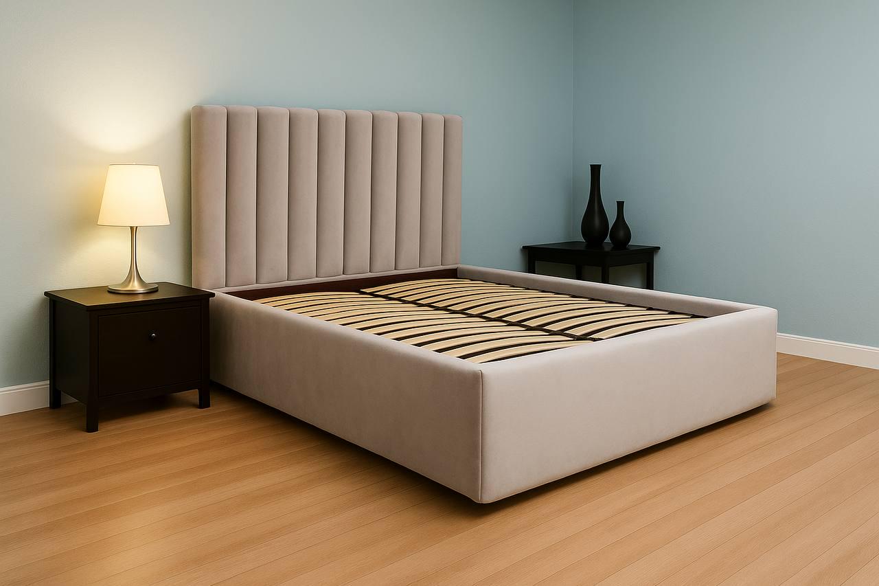 Ліжко Suenos Ondulado Basico 160х200 см Lili 06 Бежевий (33410011-06) - фото 4