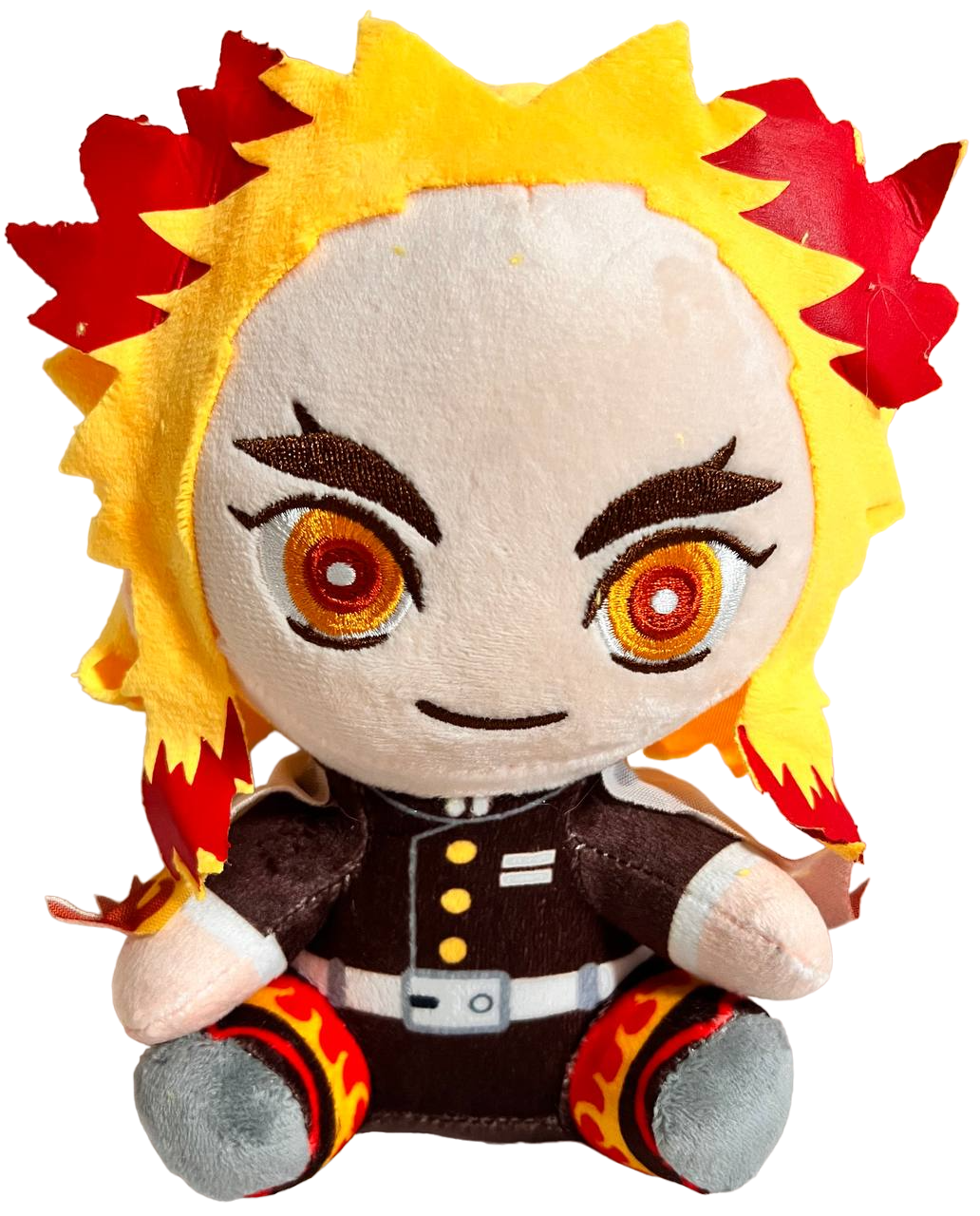 Мягкая игрушка Кеджуро Ренгоку из Клинок Рассекающий Демонов 20 см (9846)