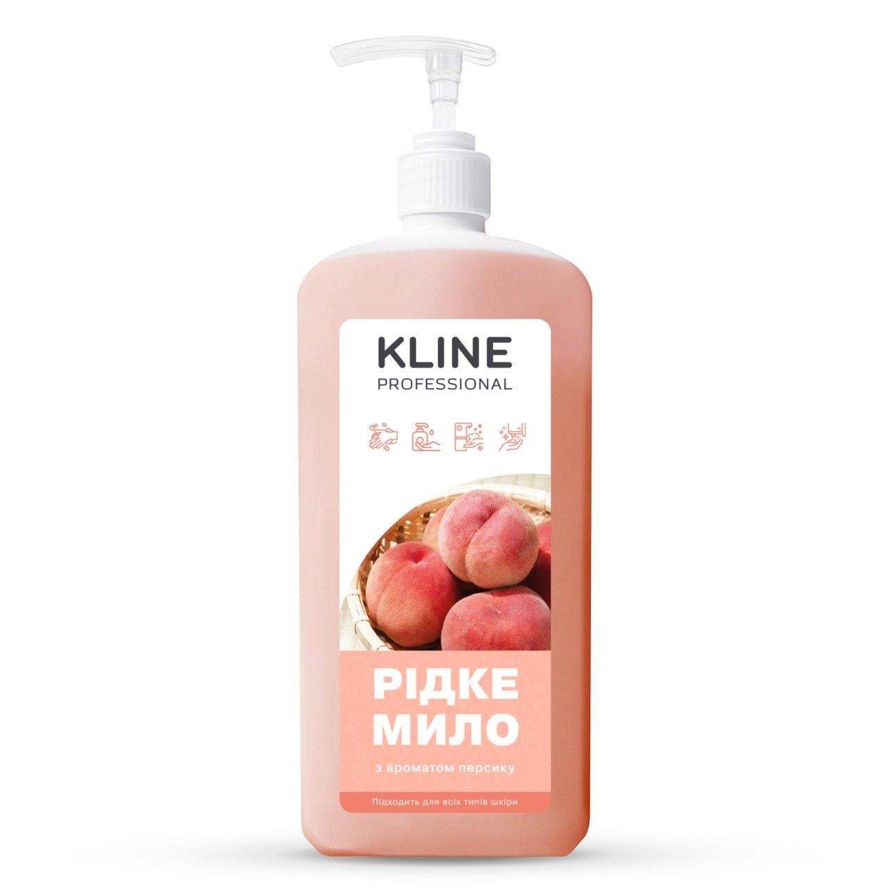 Мыло жидкое KLINE с ароматом персика 1 л (KL-SM-2) Мыло жидкое KLINE с ароматом персика 1 л (KL-SM-2)