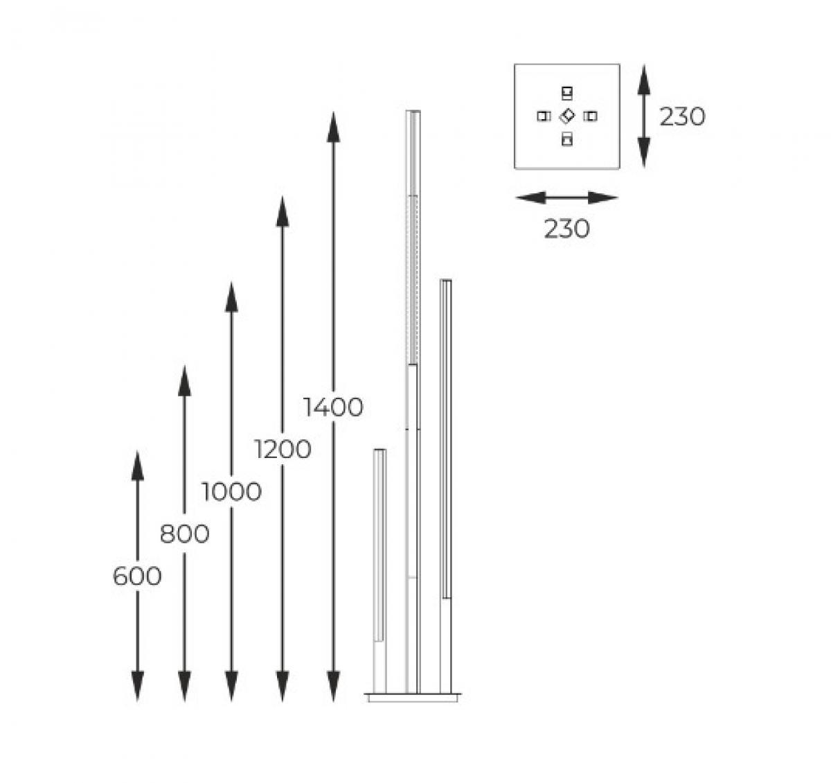 Торшер Zuma Line ELIOT (ML4980-5-3BMT) - фото 3 Торшер Zuma Line ELIOT (ML4980-5-3BMT) - фото 3