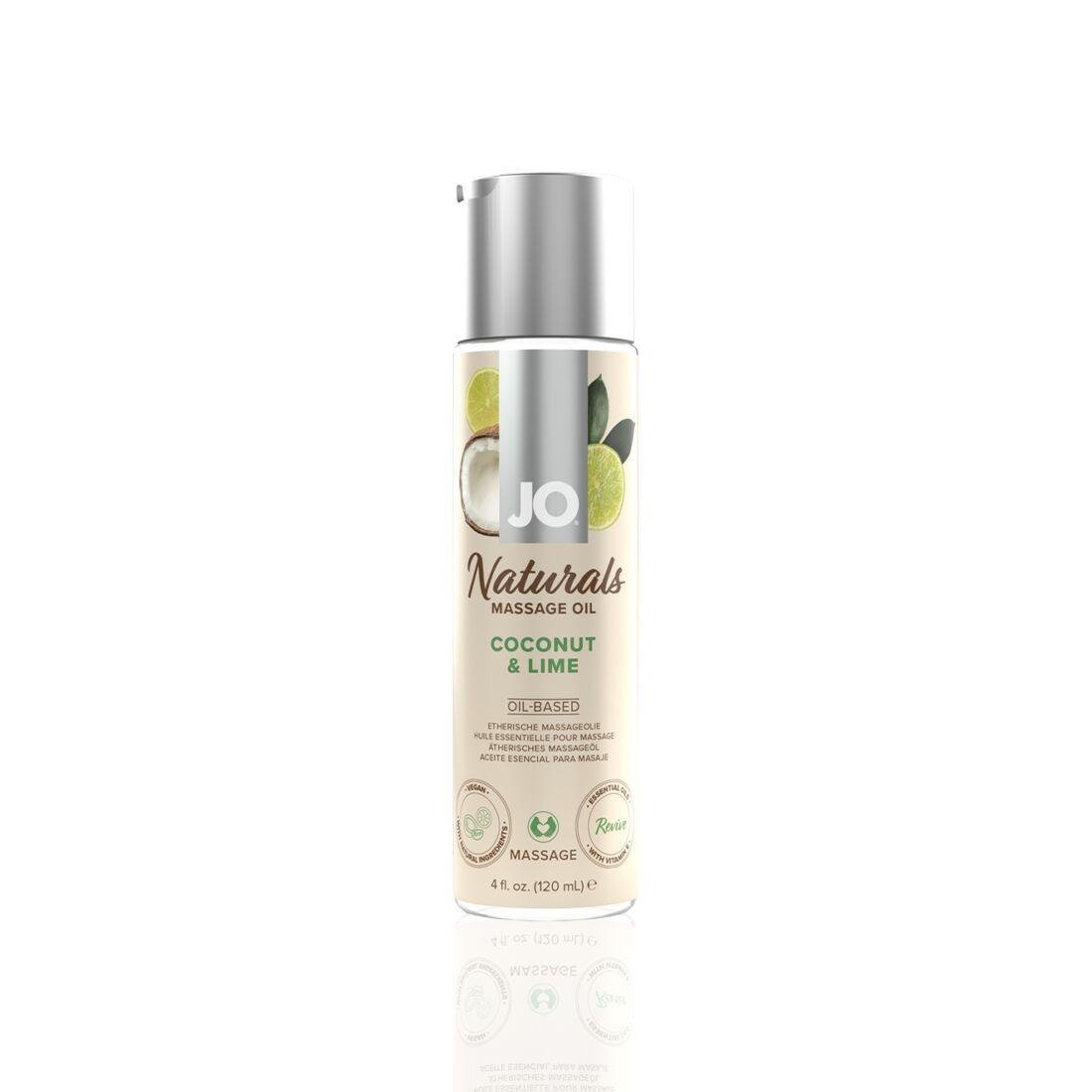 Масло массажное System JO Naturals Massage Oil Coconut Lime 120 мл