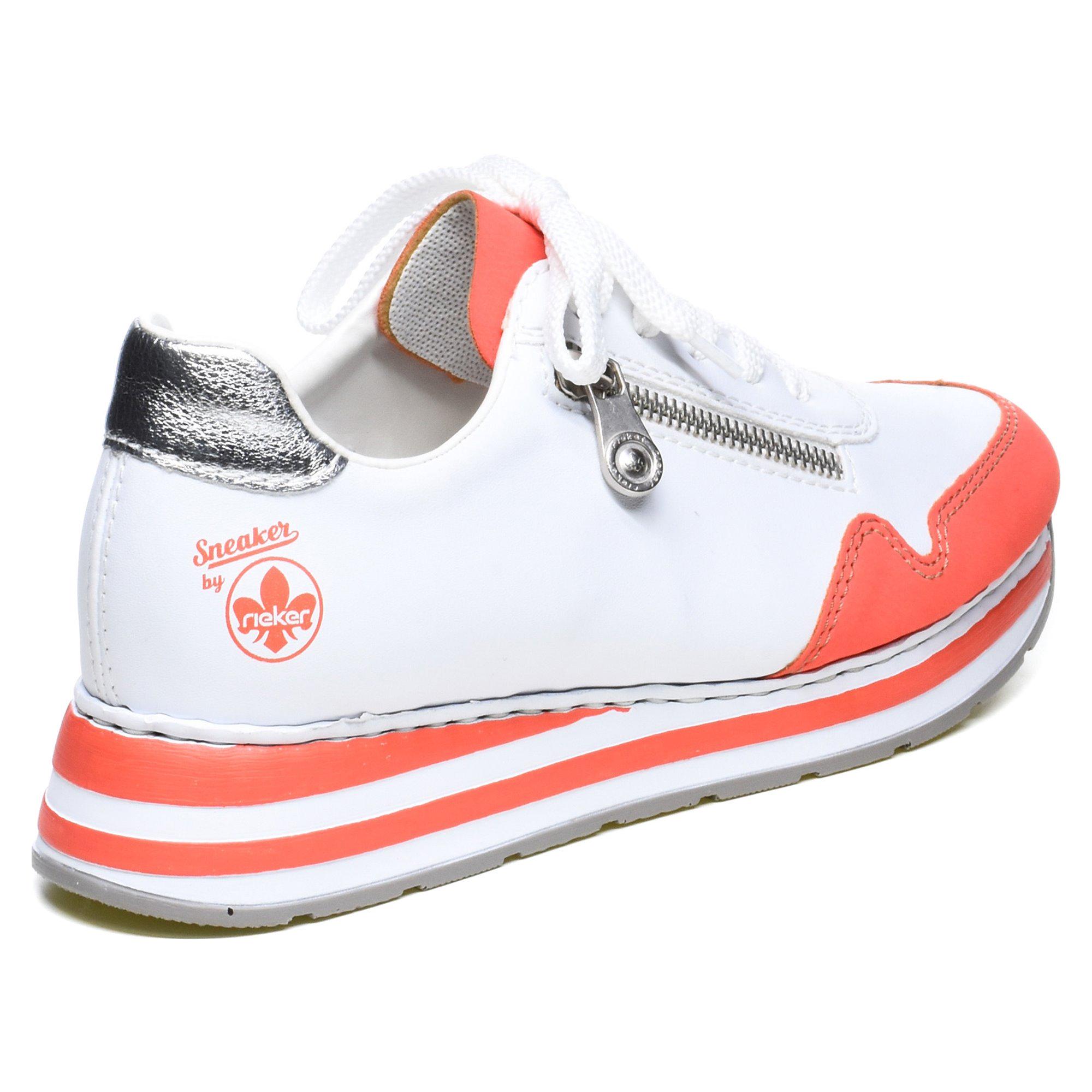 Кроссовки женские Rieker р. 37 Белый/Розовый (035062-37) - фото 2