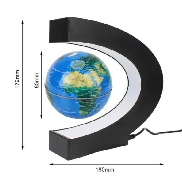 Глобус светодиодный SFR-11-1 True Sight с магнитной левитацией в виде карты мира Blue (2431473873) - фото 2