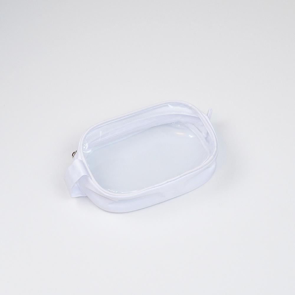 Прозрачная косметичка 19х13х5 см Белый