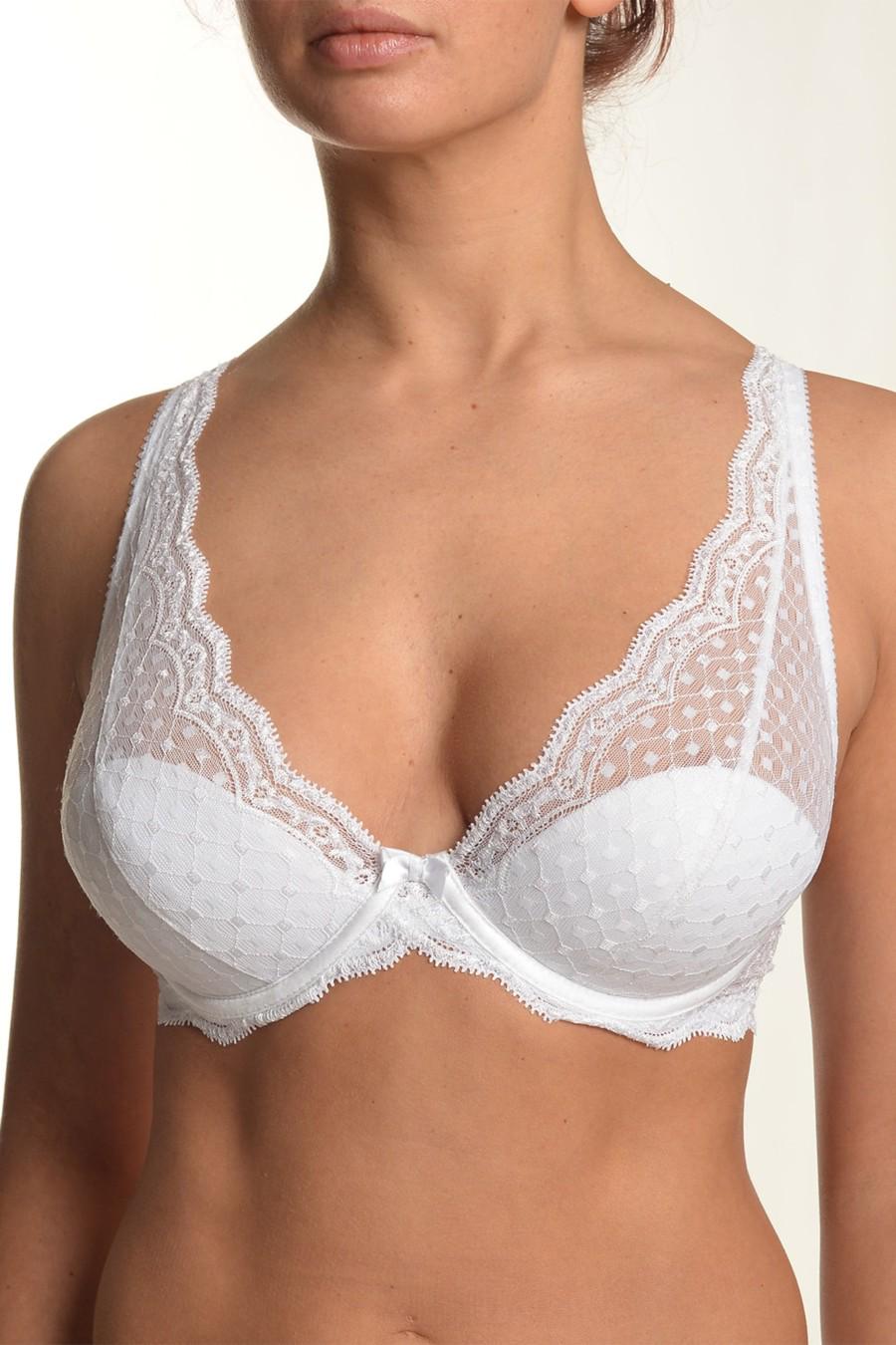 Бюстгальтер с уплотненной чашкой ZeBra 70B Белый (67013)