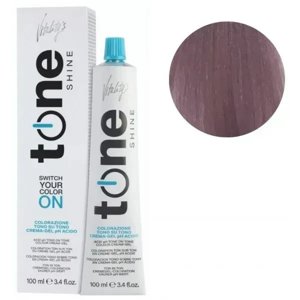 Гель-краска для волос тонирующая безаммиачная Tone Shine Vitality's 10/8 Ультраблонд фиолетовый 100 мл