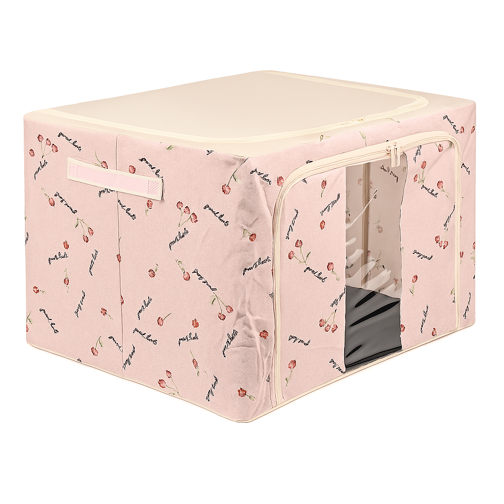 Коробка складная WW02857-L 50x40x33 см Светло-розовый (27556778)