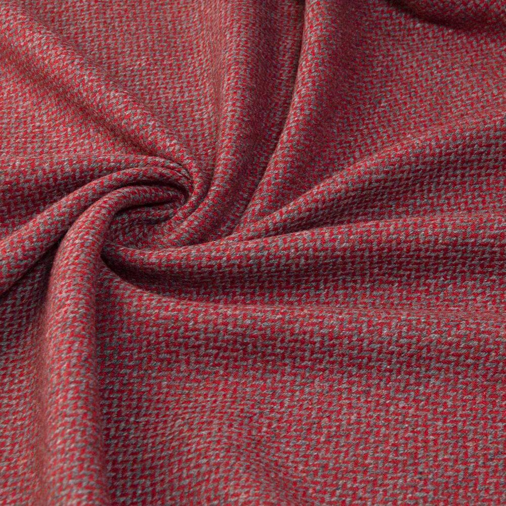 Ткань пальтовая Елка Бордо (19483)