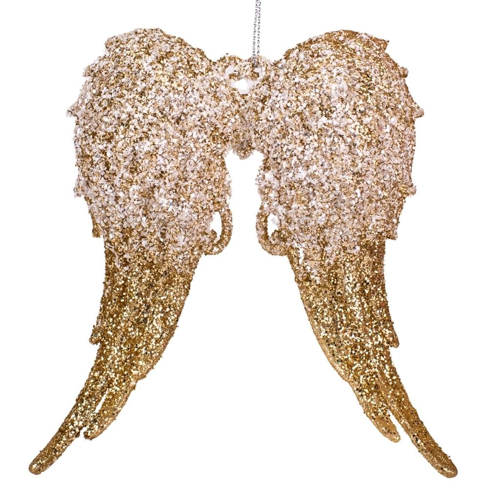 Іграшка на ялинку Elisey Золоті крила 14,5 см (NH-106-K-31)