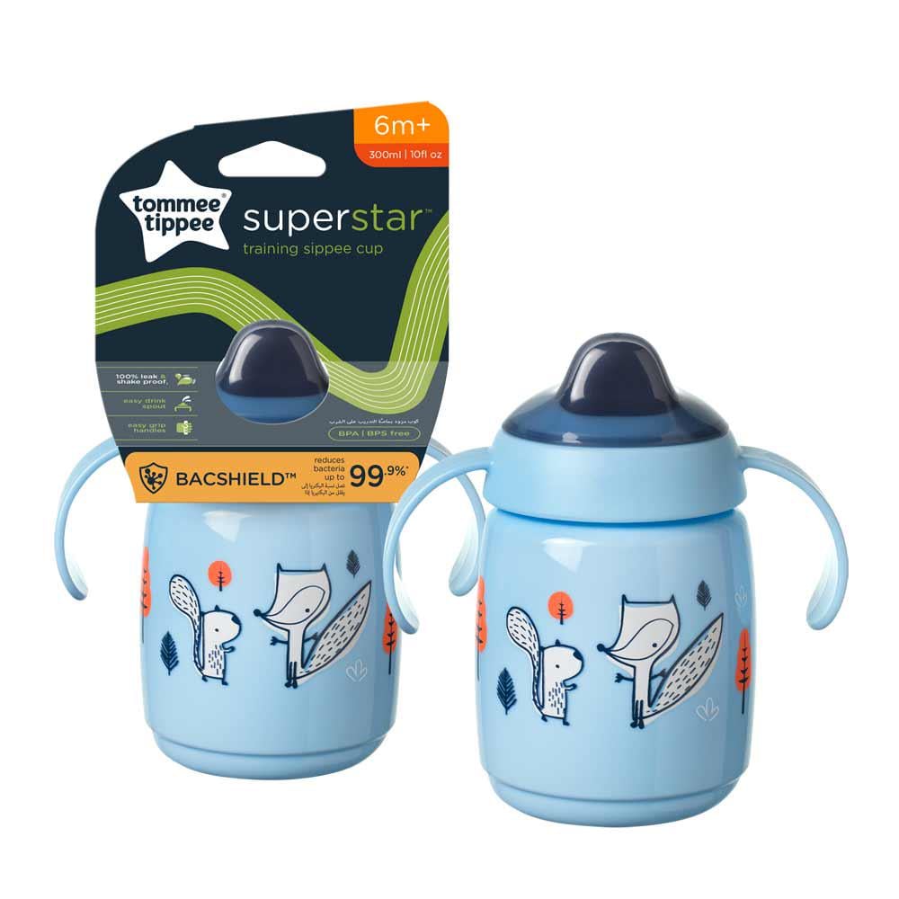 Чашка Tommee Tippee Superstar Sippee 6 мес 300 мл Голубой (TT0391) - фото 2 Чашка Tommee Tippee Superstar Sippee 6 мес 300 мл Голубой (TT0391) - фото 2