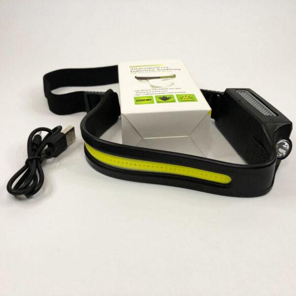 Фонарь налобный BL-W689/G28-LM+COB сенсорный Li-ion аккумулятор White/Red (ws88242) - фото 4 Фонарь налобный BL-W689/G28-LM+COB сенсорный Li-ion аккумулятор White/Red (ws88242) - фото 4