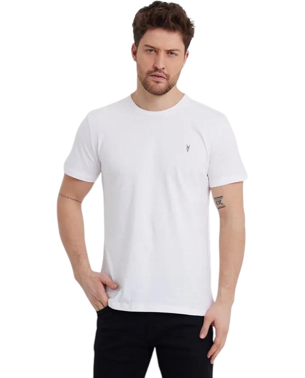 Футболка мужская базовая Combined Blank Apparel TST0201.WHITE 2XL Белый (2228682272093)